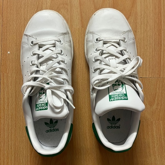 Adidas Stan Smith Sneakers in White/Green - Picture 1 of 4